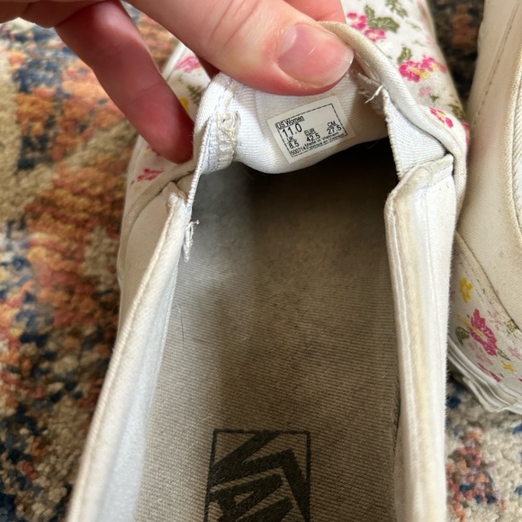 Floral Vans Size 11 - Picture 3 of 5